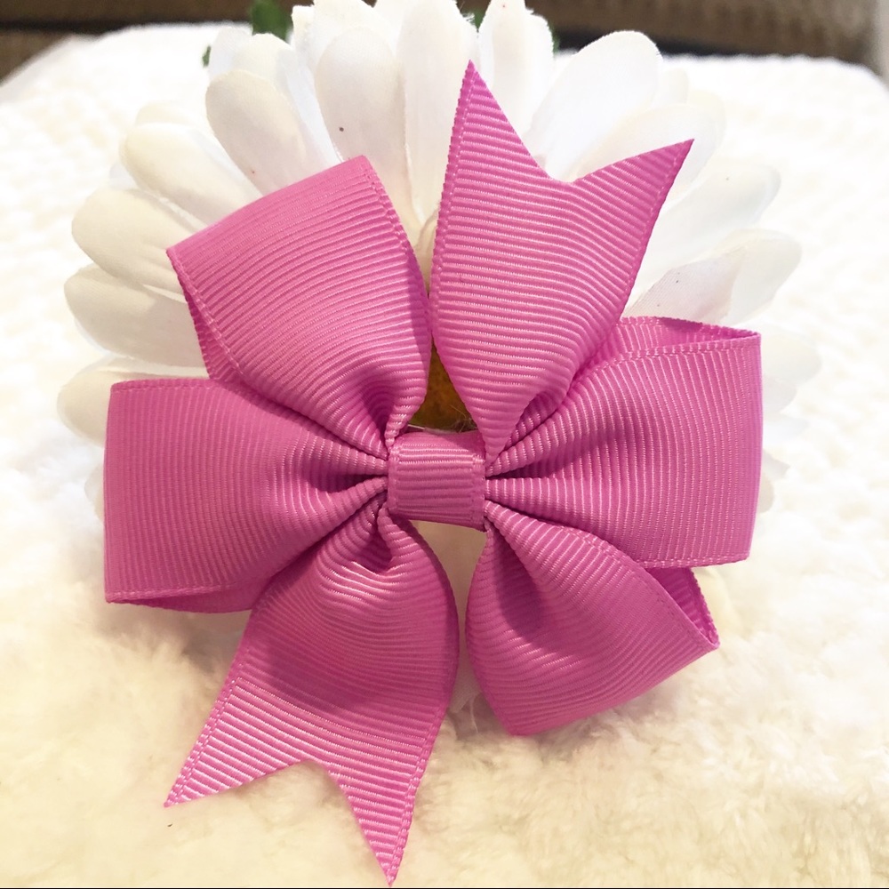 🌸3/$9🌸 Handmade Pink Hairbow